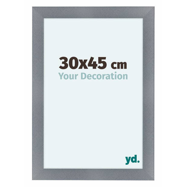 Como MDF Fotolijst 30x45cm Aluminium Geborsteld