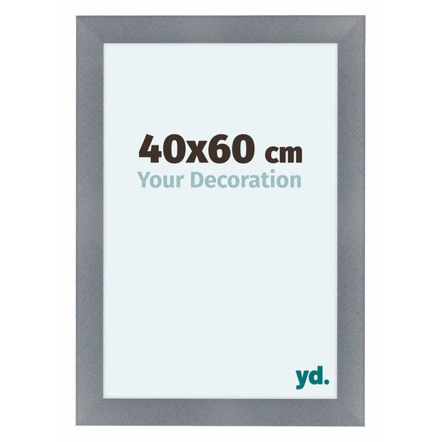 Fotolijst 40x60cm Aluminium Geborsteld MDF Como