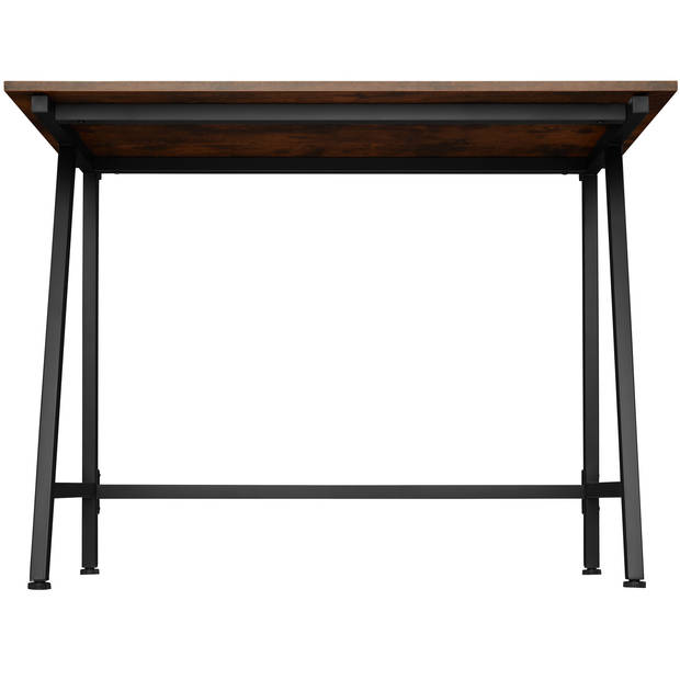 tectake - Bureau Newton industrieel donkerbruin - 100 x 50 x 77 cm - 404421