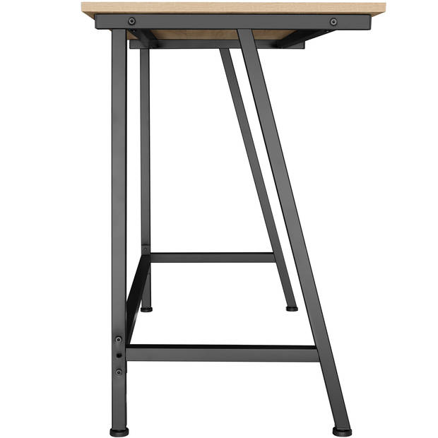 tectake - Bureau Newton industrieel lichtbruin - 100 x 50 x 77 cm - 404422