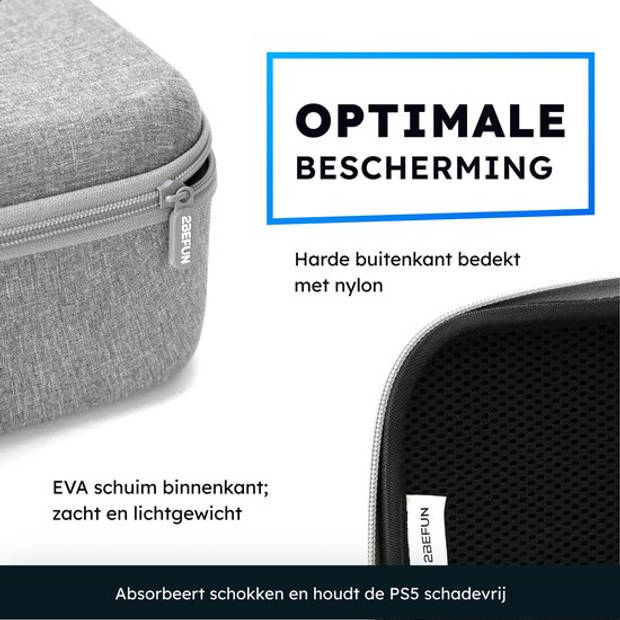 2BEFUN Luxe koffer geschikt voor PS5 - Accessoires - Playstation 5 case - Draagtas