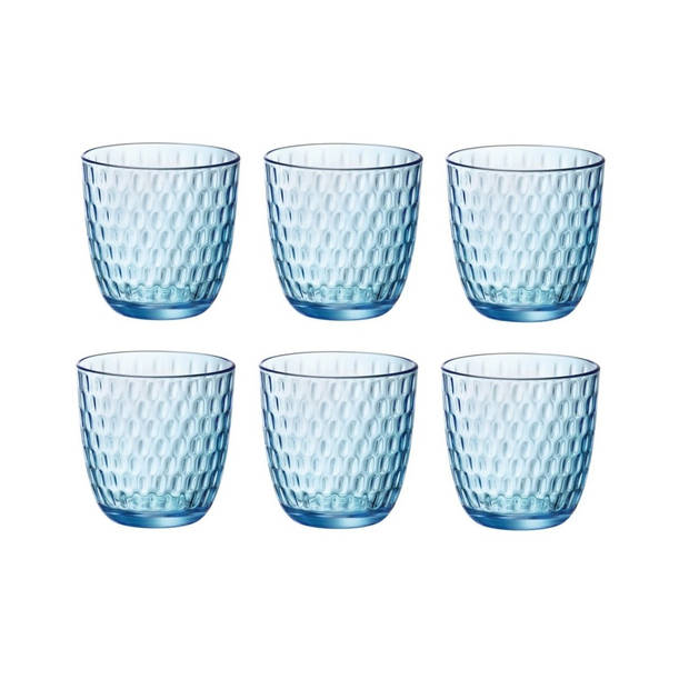 Bormioli Rocco Glazen Slot Blauw 290 ml - 6 stuks