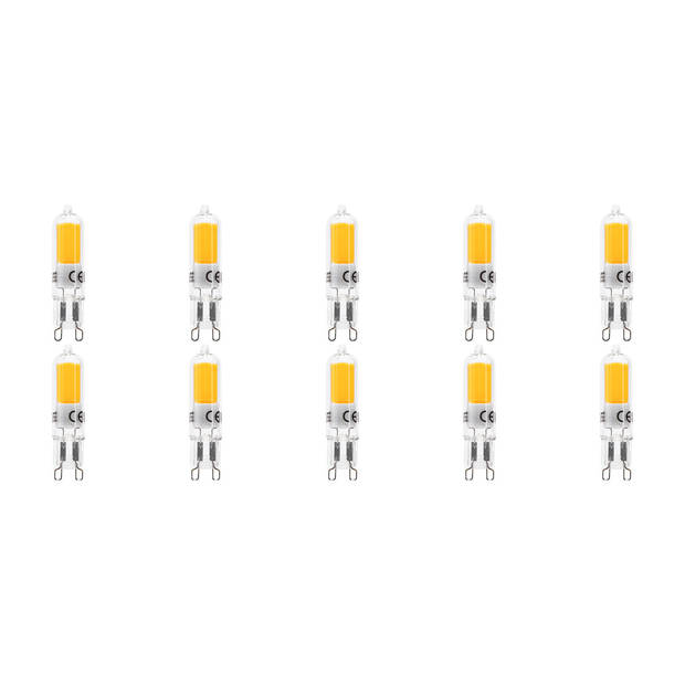 LED Lamp 10 Pack - Velvalux - G9 Fitting - Dimbaar - 3W - Natuurlijk Wit 4000K Vervangt 32W