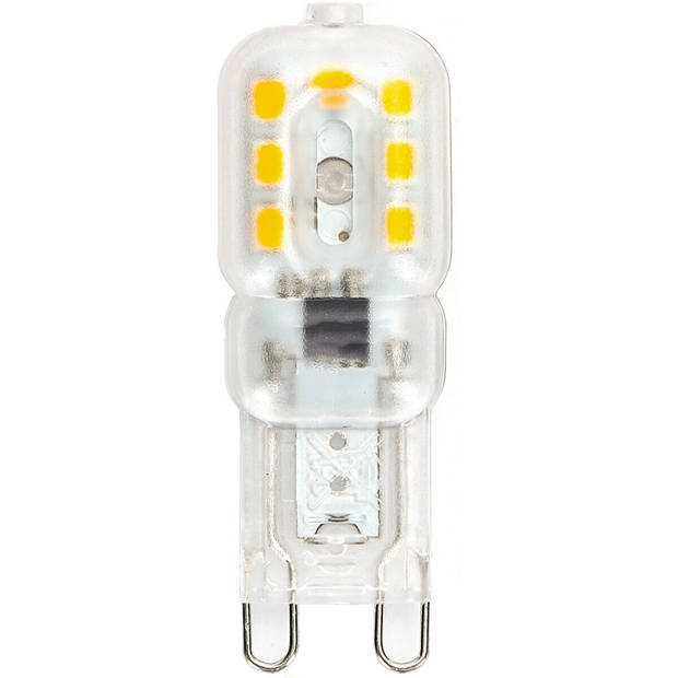 LED Lamp 10 Pack - Velvalux - G9 Fitting - Dimbaar - 3W - Helder/Koud Wit 6000K - Transparant Vervangt 32W