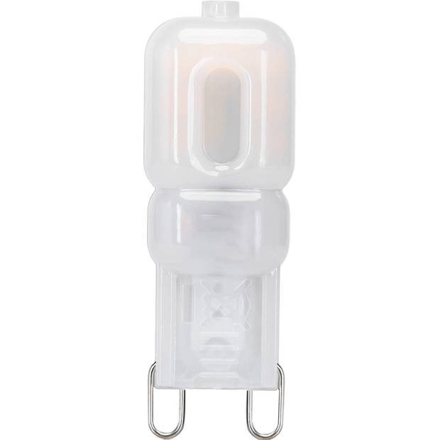 LED Lamp 10 Pack - Velvalux - G9 Fitting - Dimbaar - 3W - Warm Wit 3000K - Melkwit Vervangt 32W