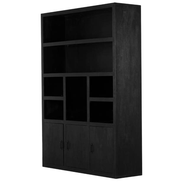 Giga Meubel - Kast Hout - Zwart - 160x46x220cm - Kast Xander