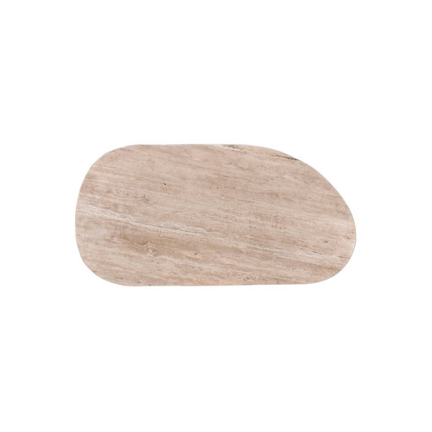 Giga Meubel - Salontafel Travertin - Beige/Bruin - 120cm - Salontafel Olaf