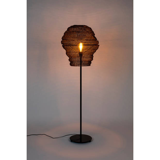 Housecraft Lena Vloerlamp/ Staande lamp Zwart