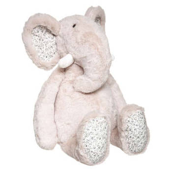 Pluche knuffel dier beige olifant 45 cm - Knuffeldier