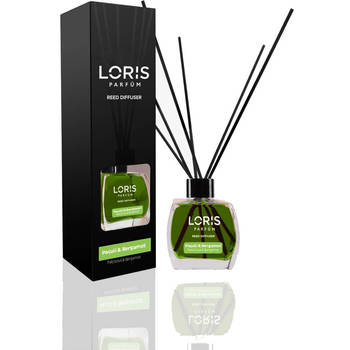LORIS - Parfum - Geurstokjes - Huisgeur - Huisparfum - Patchouli & Bergamot - 120ml