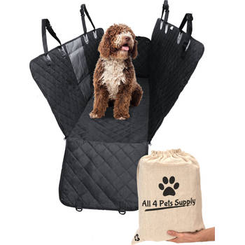 All 4 Pets Supply® Waterdichte hondendeken auto achterbank en kofferbak - Inc. Luxe opbergzak - Hondenkleed