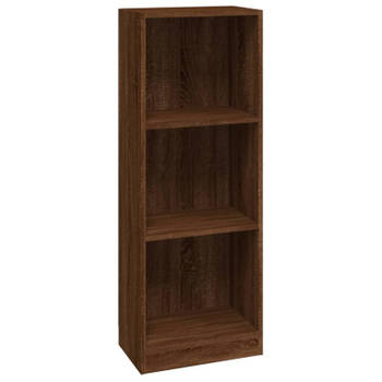 vidaXL Boekenkast 40x24x109 cm bewerkt hout bruin eikenkleur