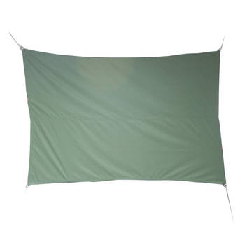 Premium kwaliteit schaduwdoek/zonnescherm Shae rechthoekig groen 2 x 3 meter - Schaduwdoeken