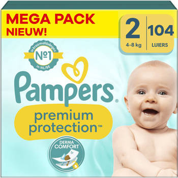 Pampers - Premium Protection - Maat 2 - Mega Pack - 104 luiers