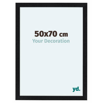 Fotolijst 50x70cm Zwart Mat MDF Como