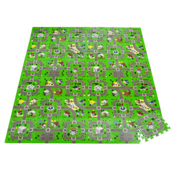 Speelmat foam - Puzzelmat - Kruipmat - 36 stuks - Waterafstotend - Veelkleurig - 31,5 x 31,5 cm