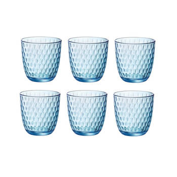 Bormioli Rocco Glazen Slot Blauw 290 ml - 6 stuks