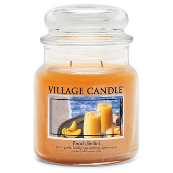 Village Candle - Peach Bellini - Medium Candle - 105 Branduren
