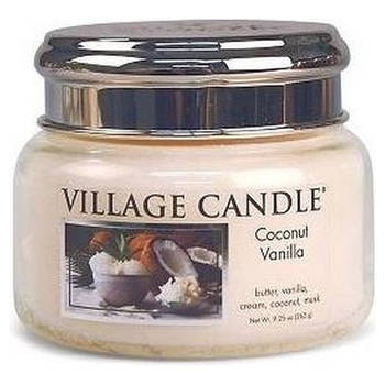 Village Candle Village Geurkaars Coconut Vanilla boter vanille room kokos musk - small jar