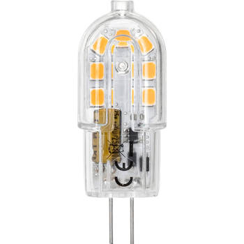 LED Lamp - Velvalux - G4 Fitting - Dimbaar - 2W - Helder/Koud Wit 6000K - Transparant - 12V Steeklamp Vervangt 20W