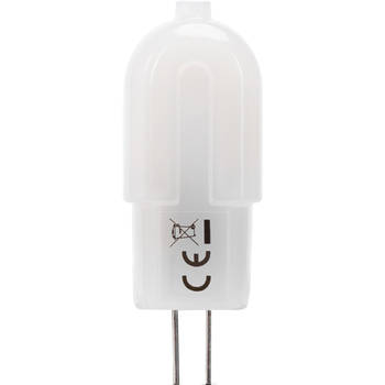 LED Lamp - Velvalux - G4 Fitting - Dimbaar - 2W - Helder/Koud Wit 6000K - Melkwit - 12V Steeklamp Vervangt 20W