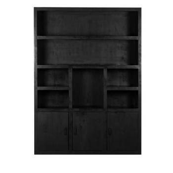 Giga Meubel - Kast Hout - Zwart - 160x46x220cm - Kast Xander