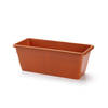 Plantenbak terra cotta rechthoekig 40 x 18 x 15 cm - Plantenbakken