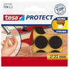 Tesa protect vilt rond 22mm bruin