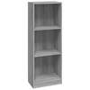 vidaXL Boekenkast 40x24x109 cm bewerkt hout grijs sonoma eikenkleurig