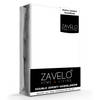 Zavelo Double Jersey Hoeslaken Wit-2-persoons (140x200 cm)