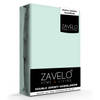 Zavelo Double Jersey Hoeslaken Pastel Blauw-1-persoons (90x220 cm)