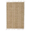 KSD - Beige/naturel gevlochten placemat 33 x 47 cm rechthoek - Placemats