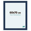 Fotolijst 60x70cm Donkerblauw Geveegd MDF Como