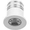 LED Veranda Spot Verlichting - Velvalux - 3W - Warm Wit 3000K - Inbouw - Rond - Mat Wit - Aluminium - Ø31mm