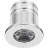 LED Veranda Spot Verlichting - Velvalux - 3W - Warm Wit 3000K - Inbouw - Dimbaar - Rond - Mat Zilver - Aluminium - Ø31mm
