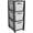 Rotho Tower 3 x 16 l BRISEN met wieltjes wit