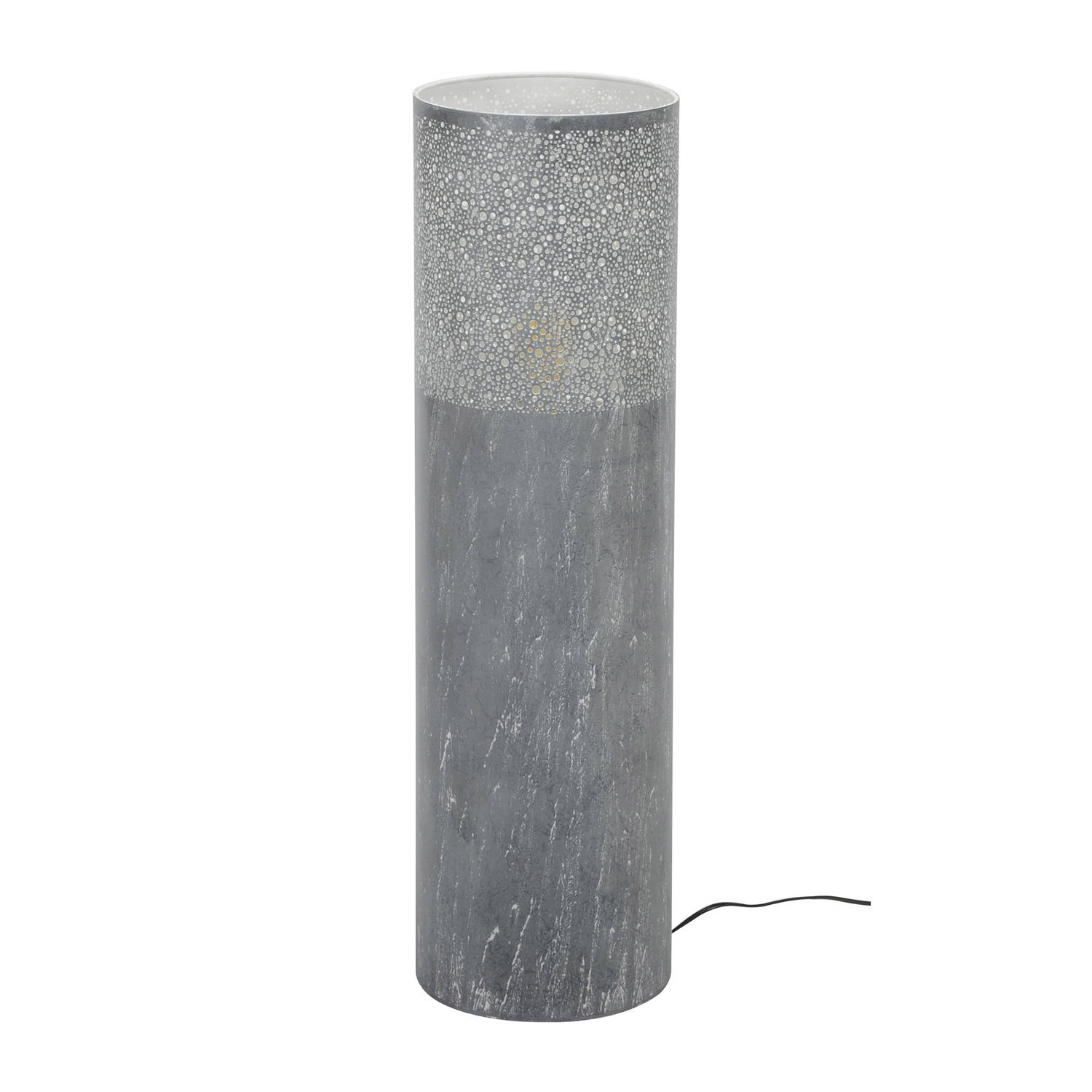 Giga Meubel Gm Vloerlamp Cilinder - Metaal - Betonlook - Ø25xh90cm