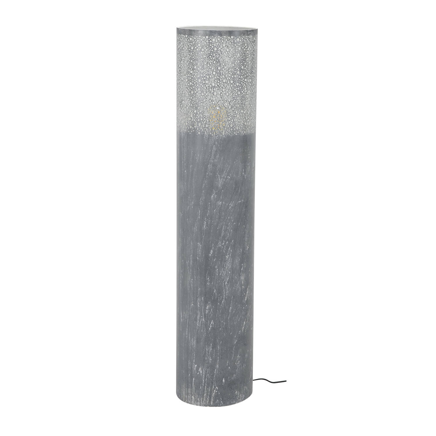 Giga Meubel Gm Vloerlamp Cilinder - Metaal - Betonlook - Ø25xh120cm