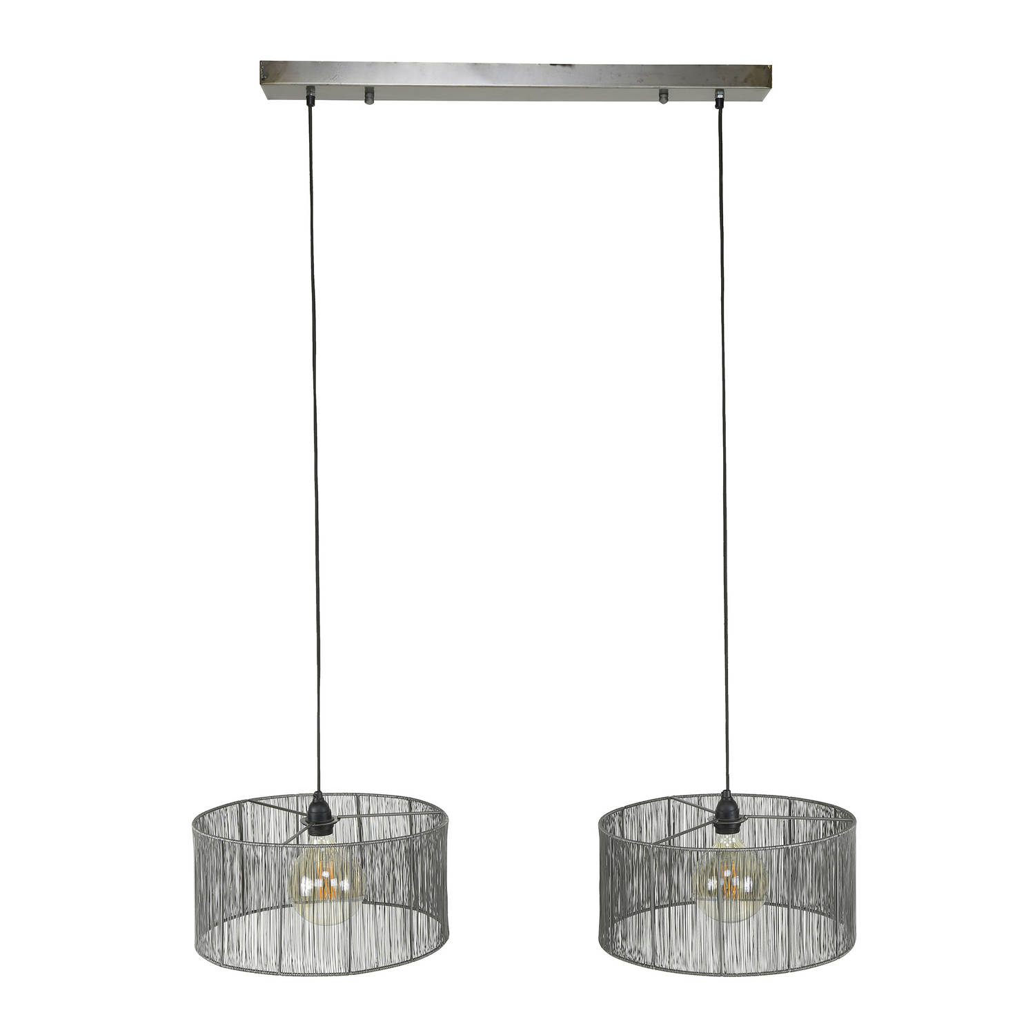 Giga Meubel Gm Hanglamp 45x120x150cm - Metaal - Lamp Stringshade Metal