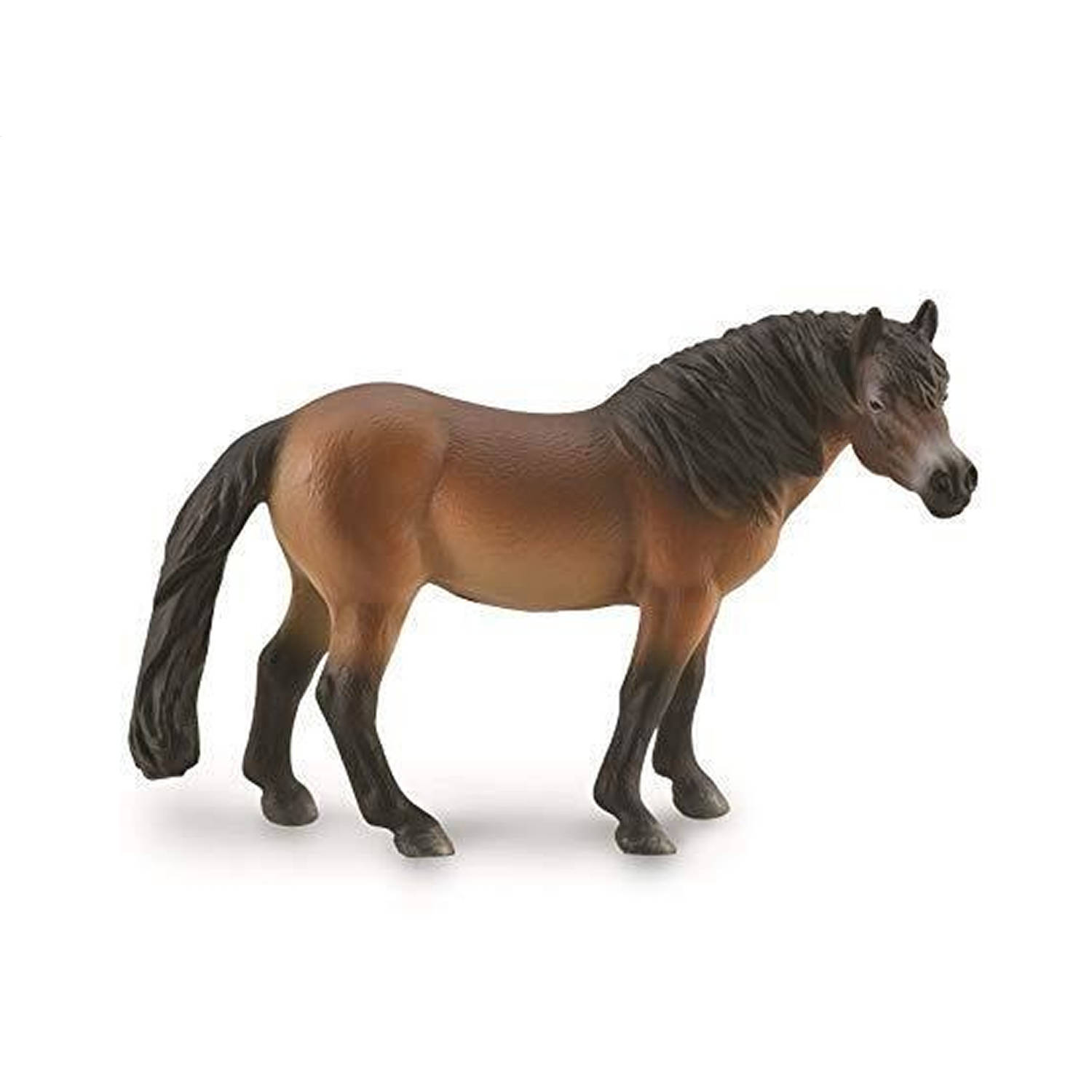 Collecta Boerderij Exmoor Pony 11 cm Junior Rubber Bruin