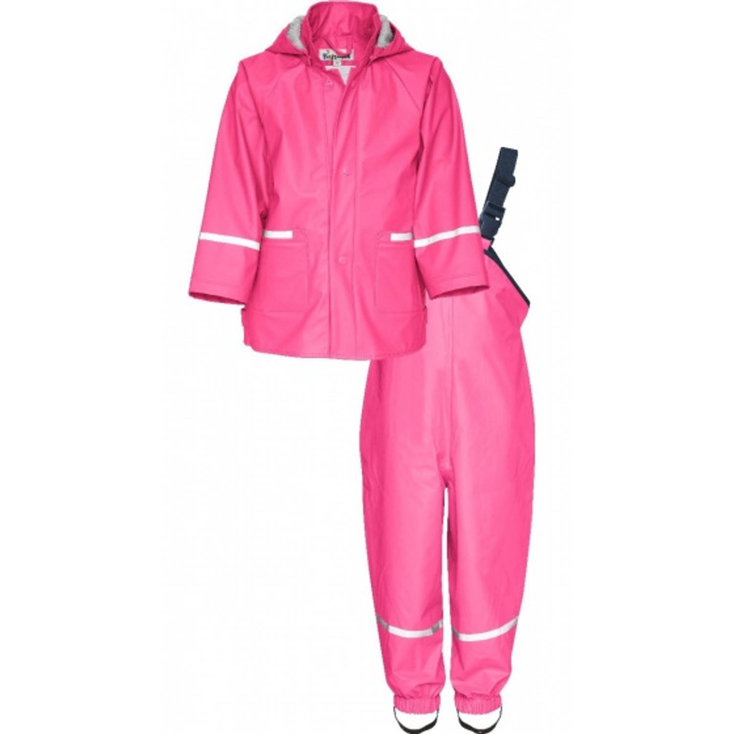 bevind zich Afkorting Dekking regenpak tweedelig Basic junior roze maat 80 | Blokker