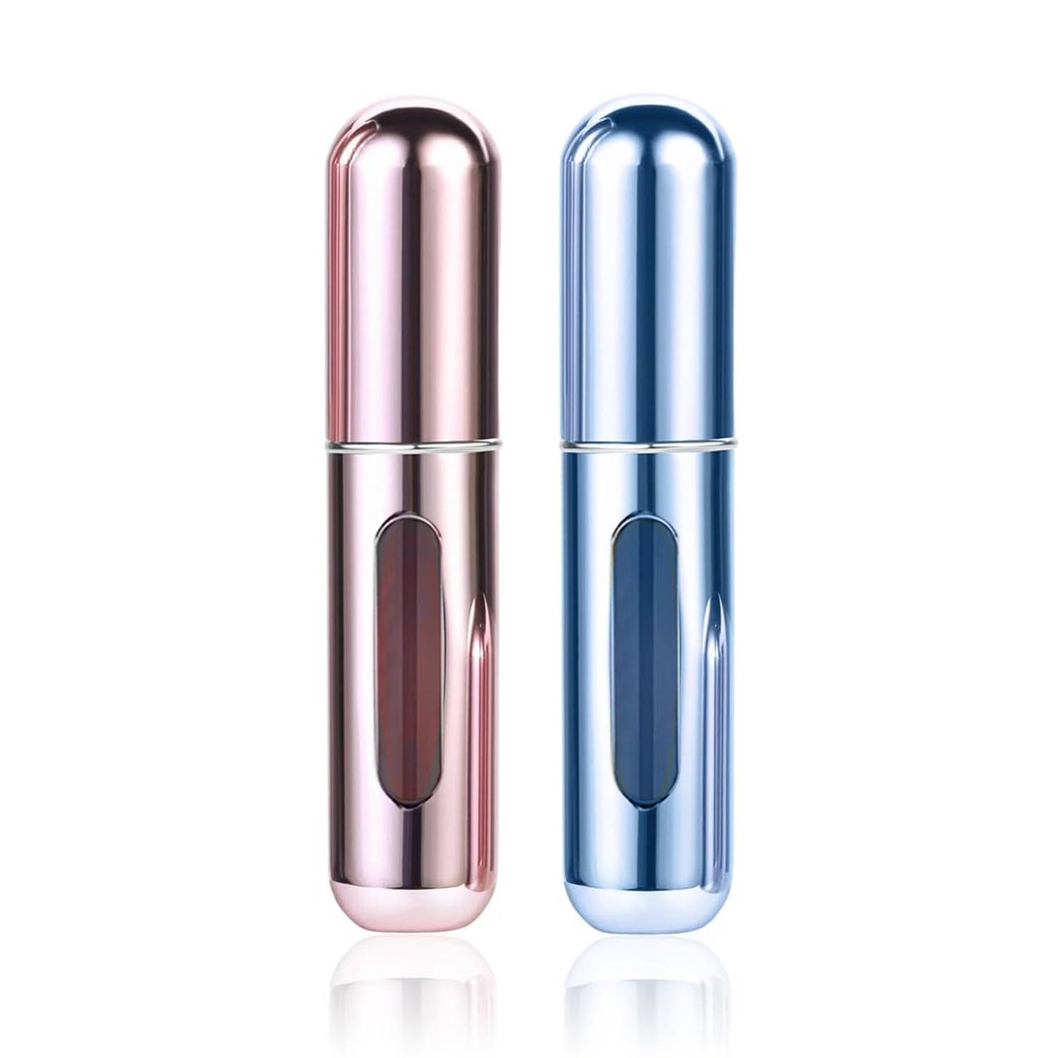 Scenty Parfum Verstuiver Navulbaar Mini Parfum Flesje Reisflesje Lichtroze-blauw 2 Stuks