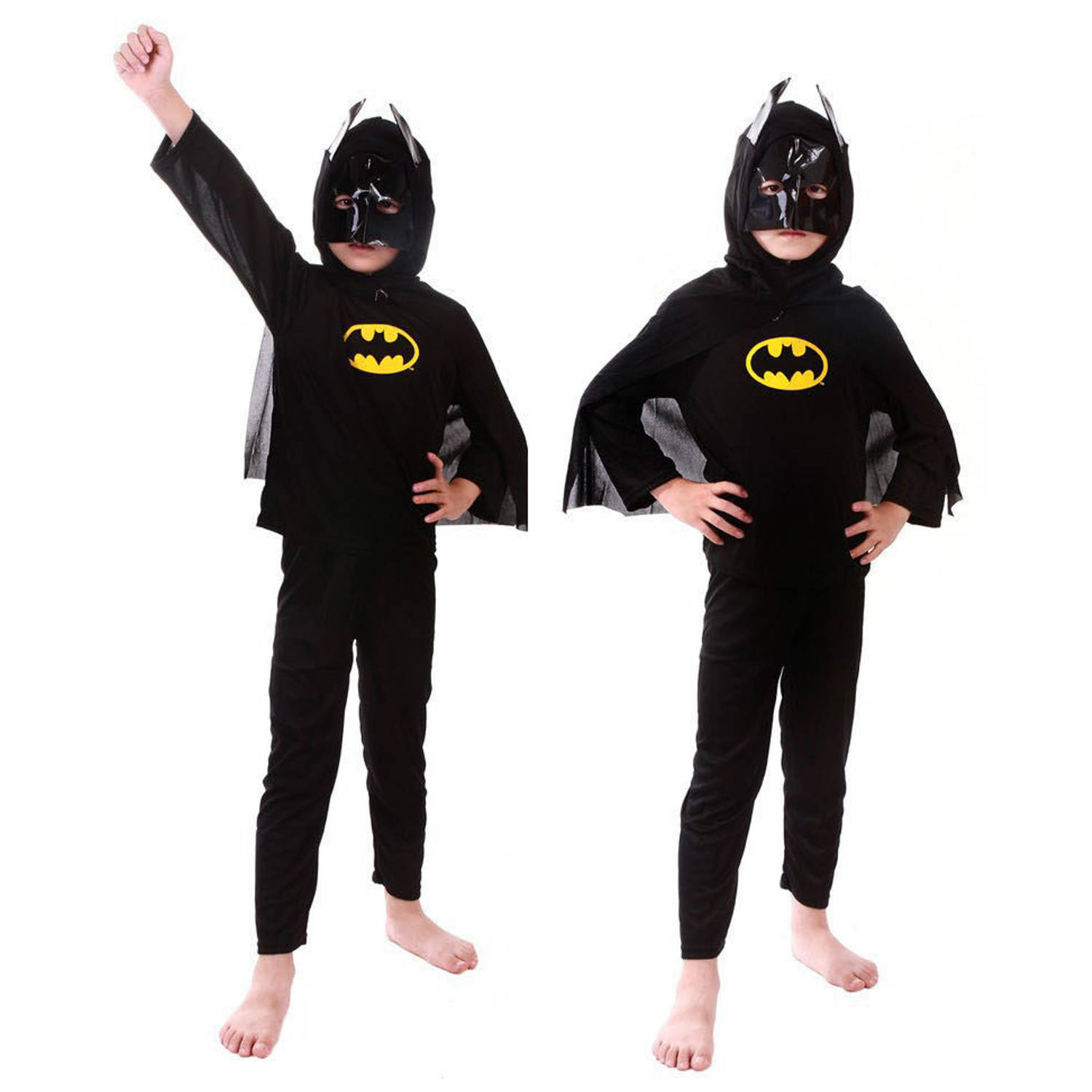 Batman Kostuum - Batman Pak - Carnaval - Batman - Verkleedkleding - Verkleed Pak - Superheld
