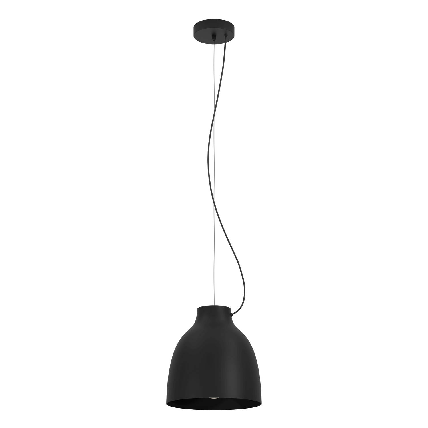 Eglo Zwarte hanglamp CamascaØ 28cm 900158