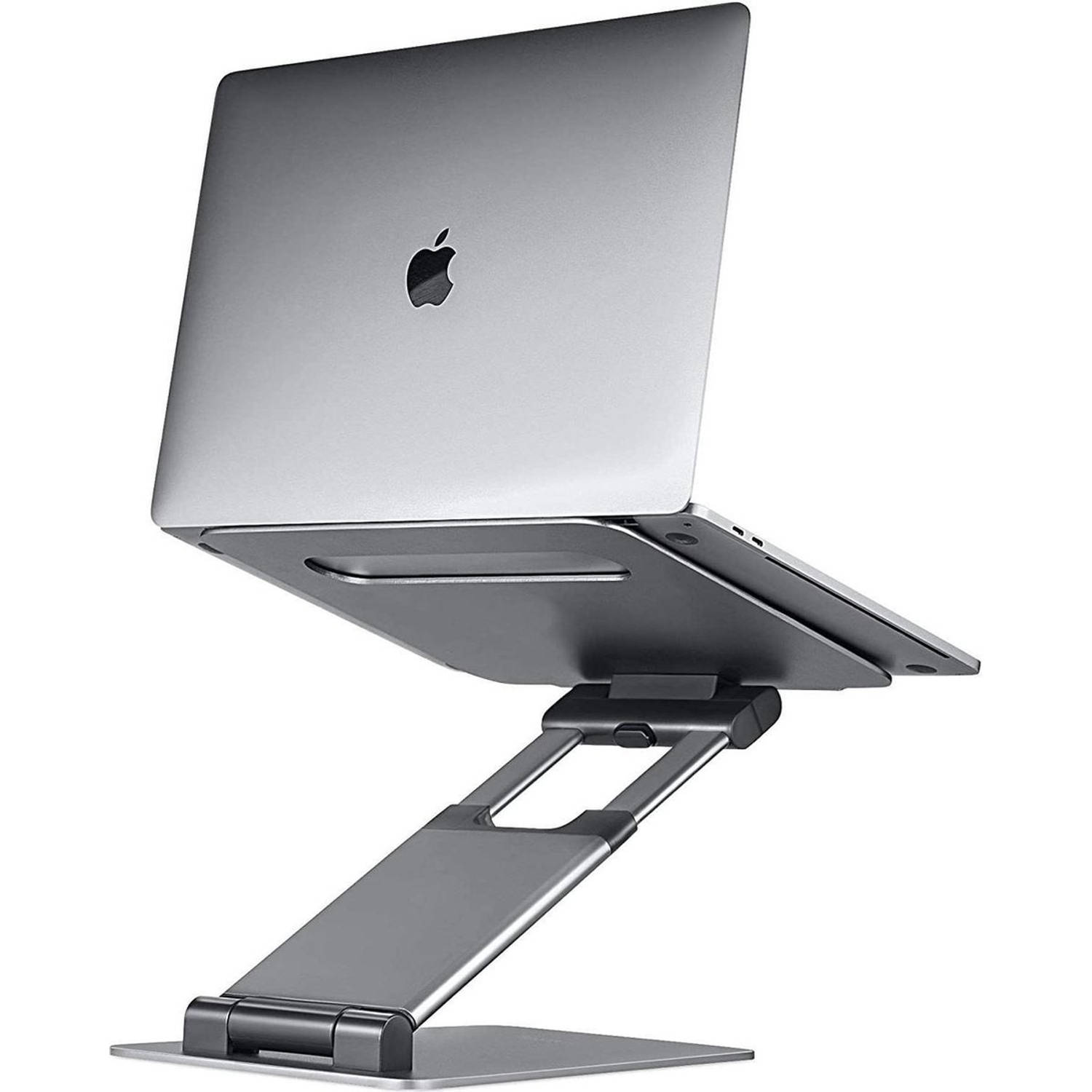 Lurk® Laptop Standaard Ergonomisch Aluminium Laptop Verhoger Staand Werken Verstelbaar En Opvouwbaar