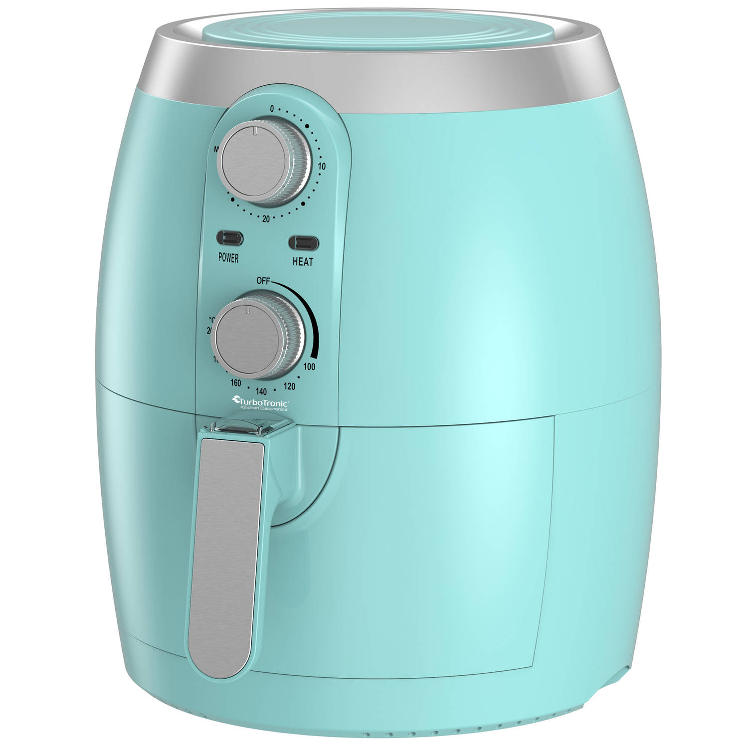 TurboTronic AF10M Airfryer Heteluchtfriteuse 3.5L Turquoise