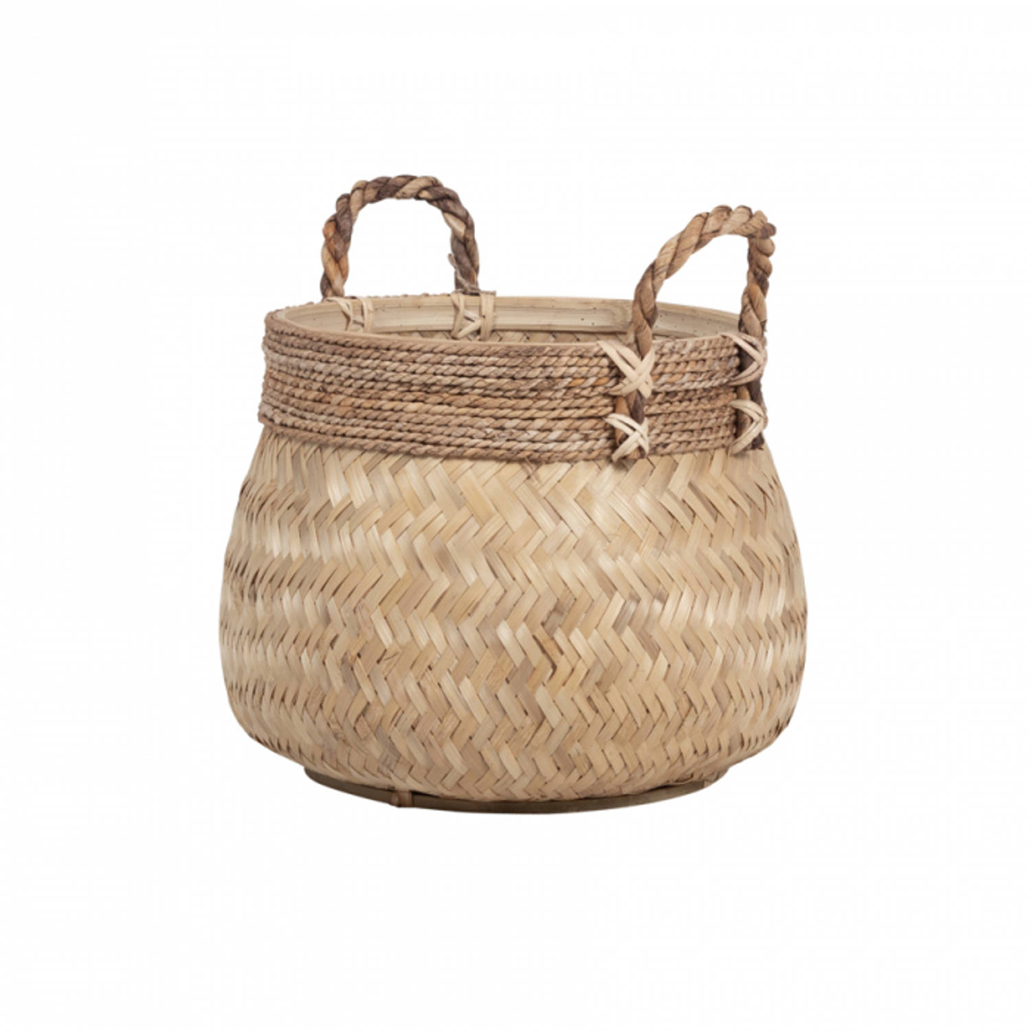 Giga Meubel Basket Naturel - 46x46x35cm - Bamboo