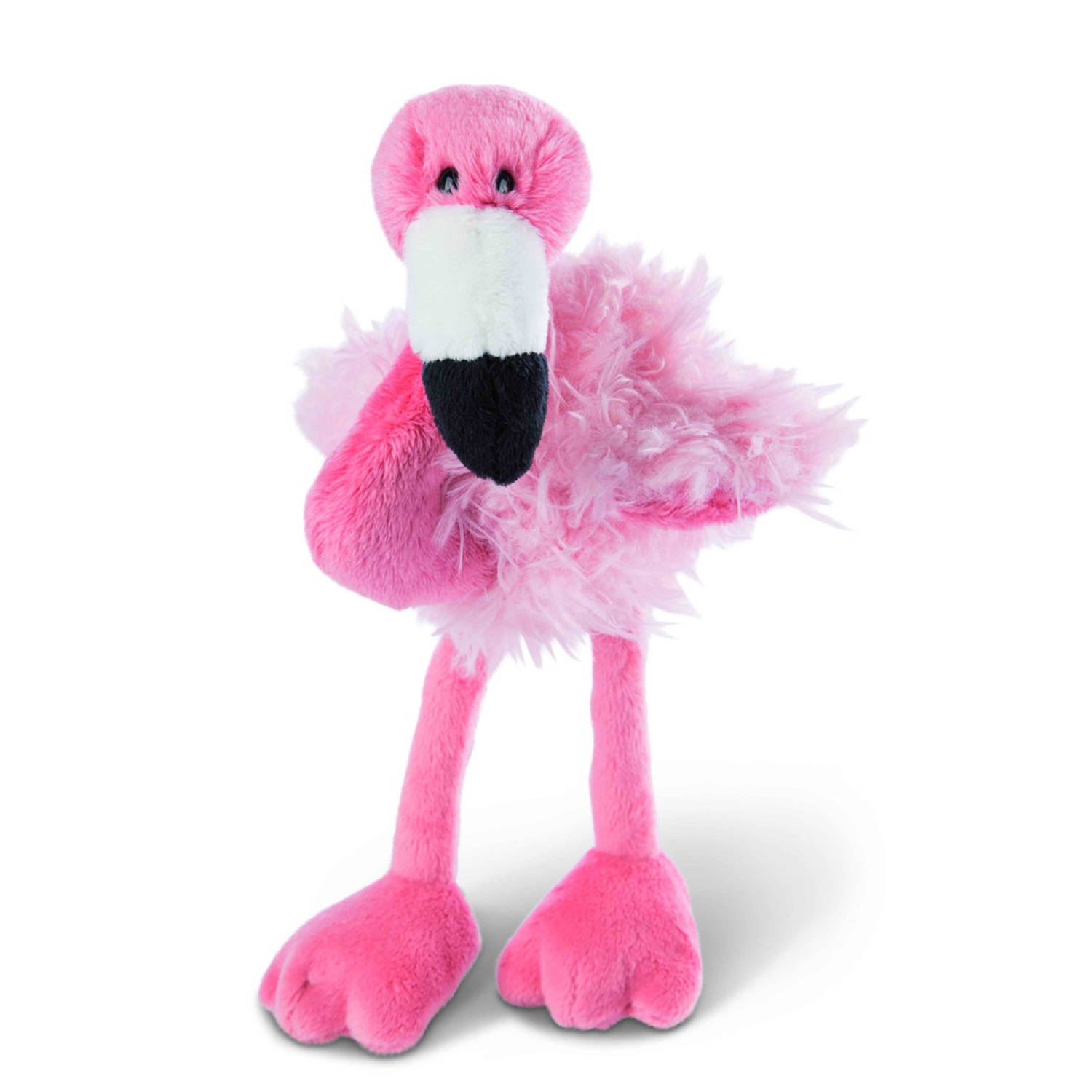 Nici flamingo pluche knuffel - roze - 20 cm - Knuffeldier