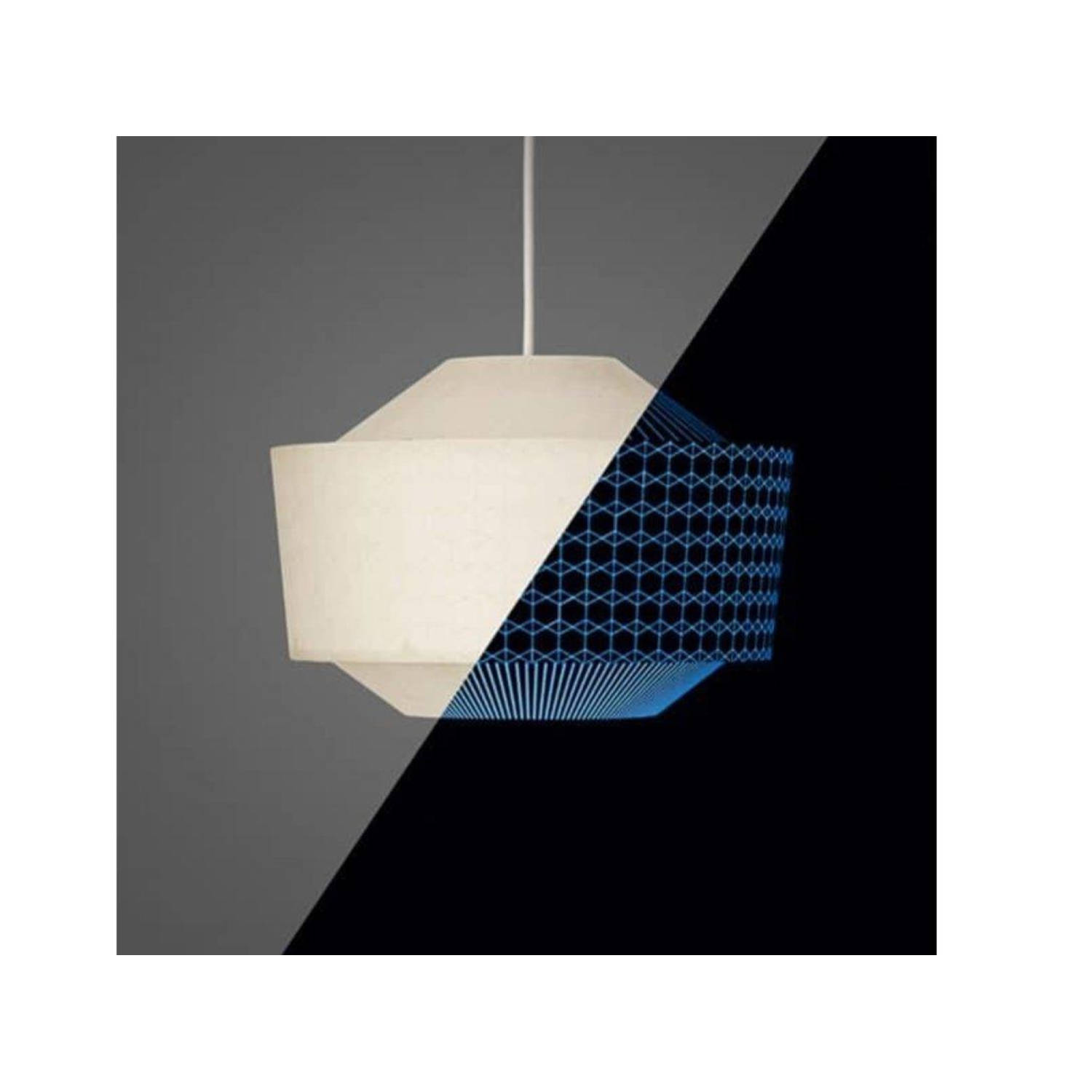 Loena Lantaarn Hanglamp Wide Glow in the Dark - 26 x 26 x 18 cm