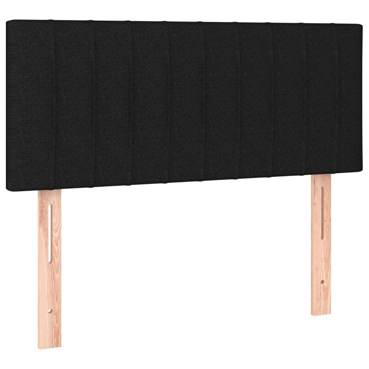 The Living Store hoofdbord Premium - Hoofdborden - 80x33.5x78 cm - zwart